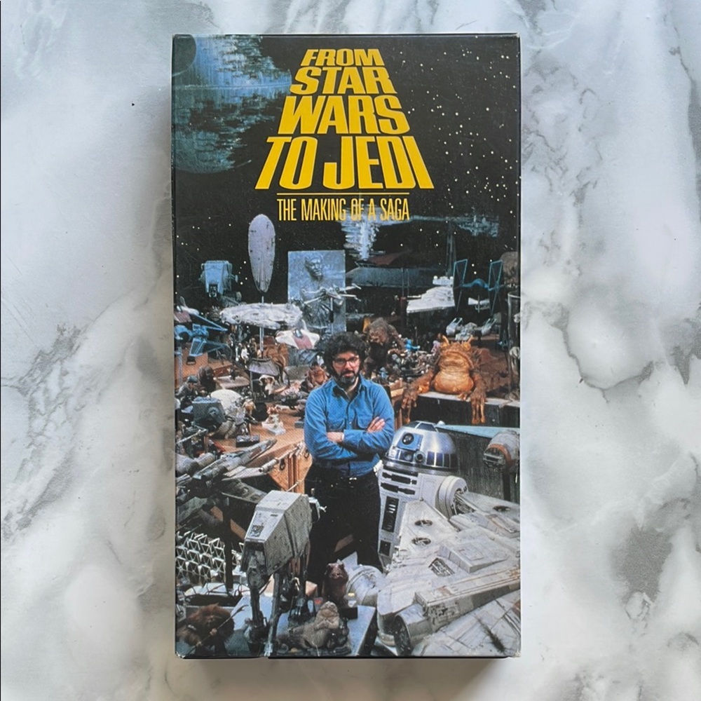 1992 FROM STAR WARS TO JEDI THE MAKING OF A SAGA VHS TAPE